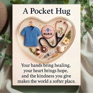 Nurses Heart-Shaped Pocket Hug - 2D